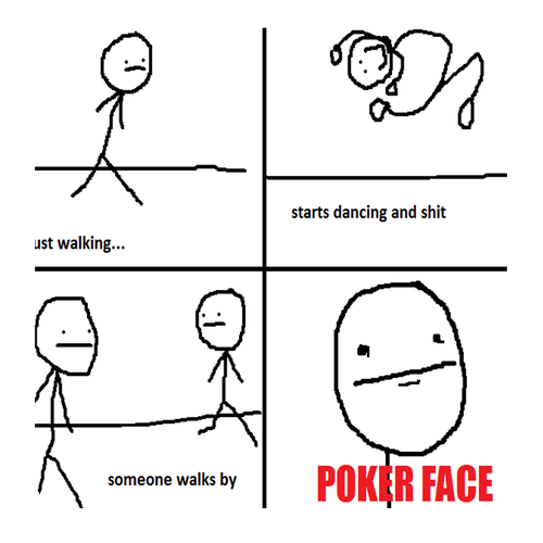 different term for poker face