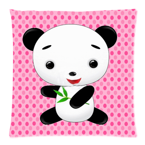 panda pillow case