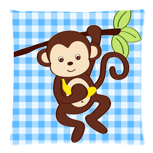 cute monkey pillow