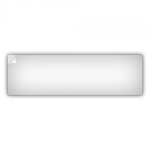 Custom Rectangle Sticker 10" x 3"