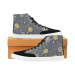 Custom Bootes High Top Canvas Men's Shoes (Model 038)